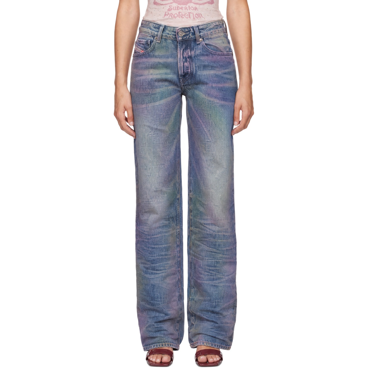 Diesel Blue Regular D-Lie Jeans