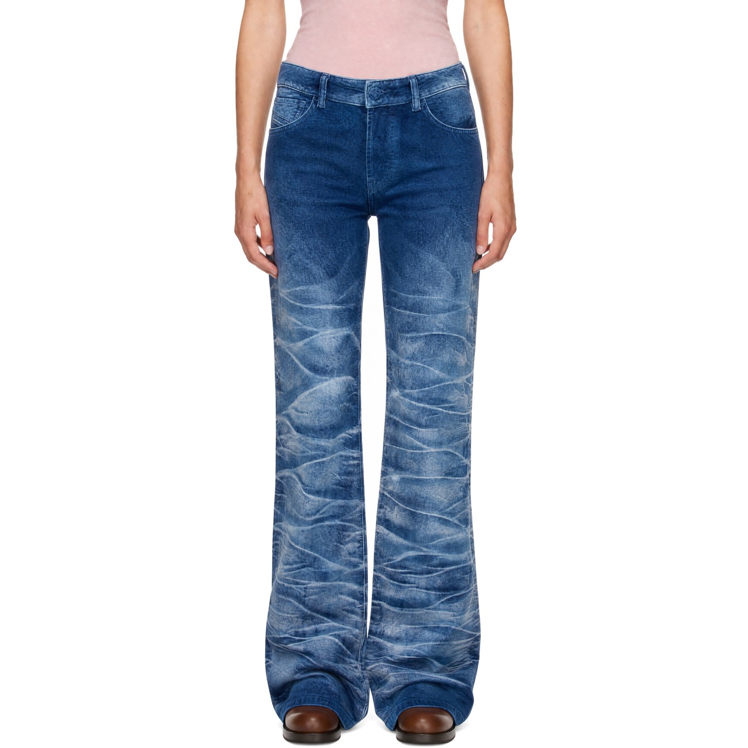 Diesel Blue Regular D-Lie Jeans