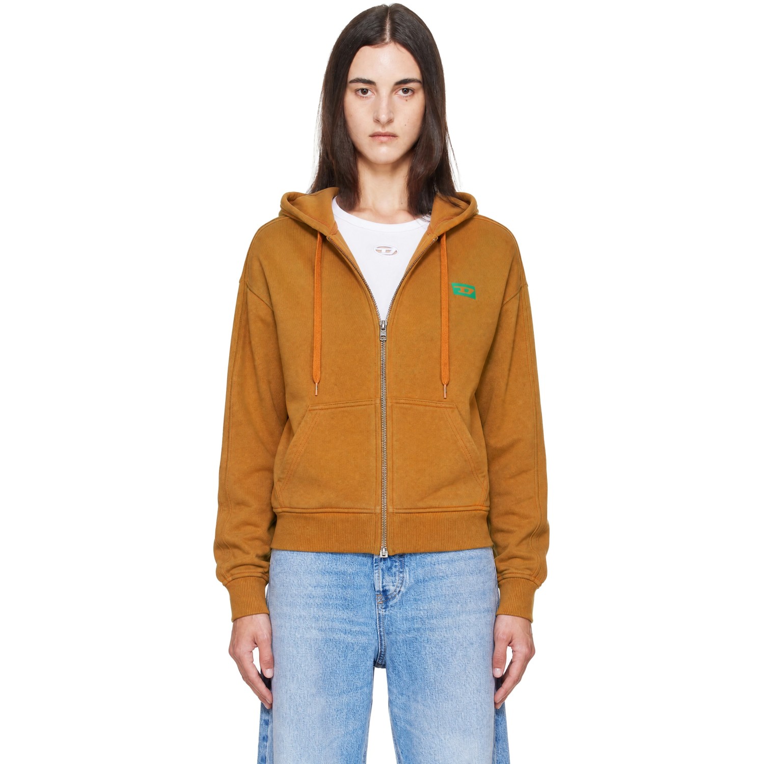 Diesel Orange F-Bind Hoodie