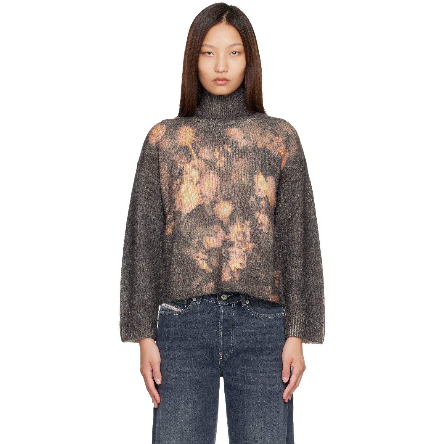 Diesel Gray M-Ciura Turtleneck