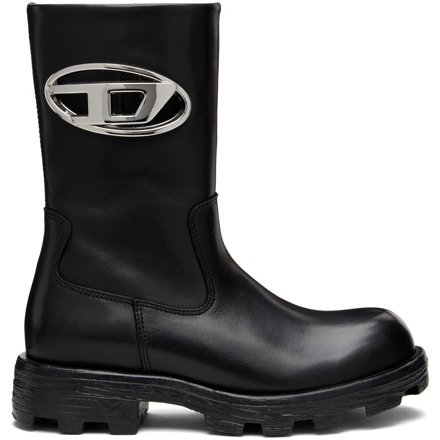 Diesel Black D-Hammer Ankle Boots