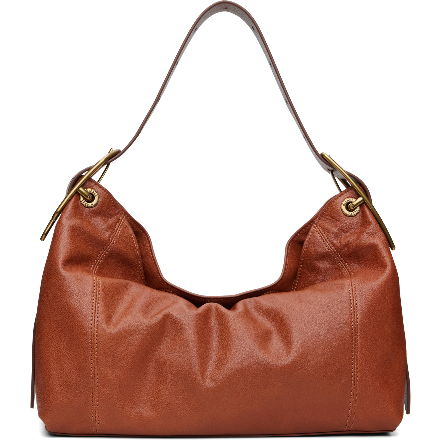 Diesel Brown D-Line Shoulder Bag