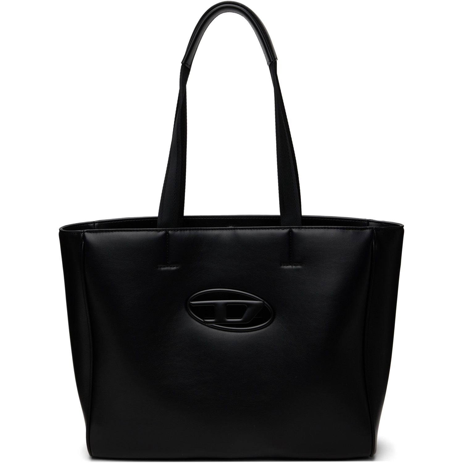 Diesel Black Holi-D-Square Bonded Neoprene Shopper Tote