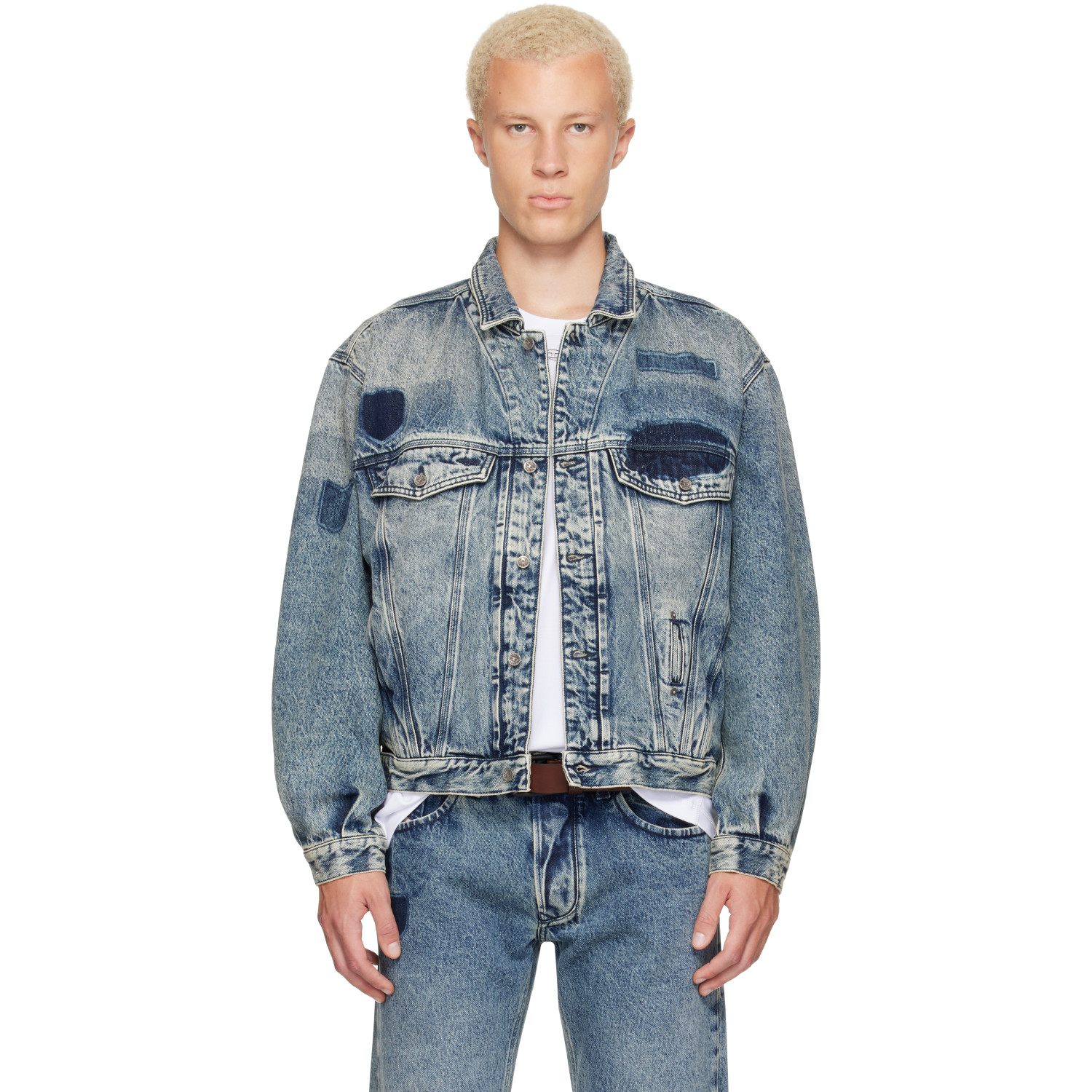 Diesel Blue D-Denver-S2 Denim Jacket