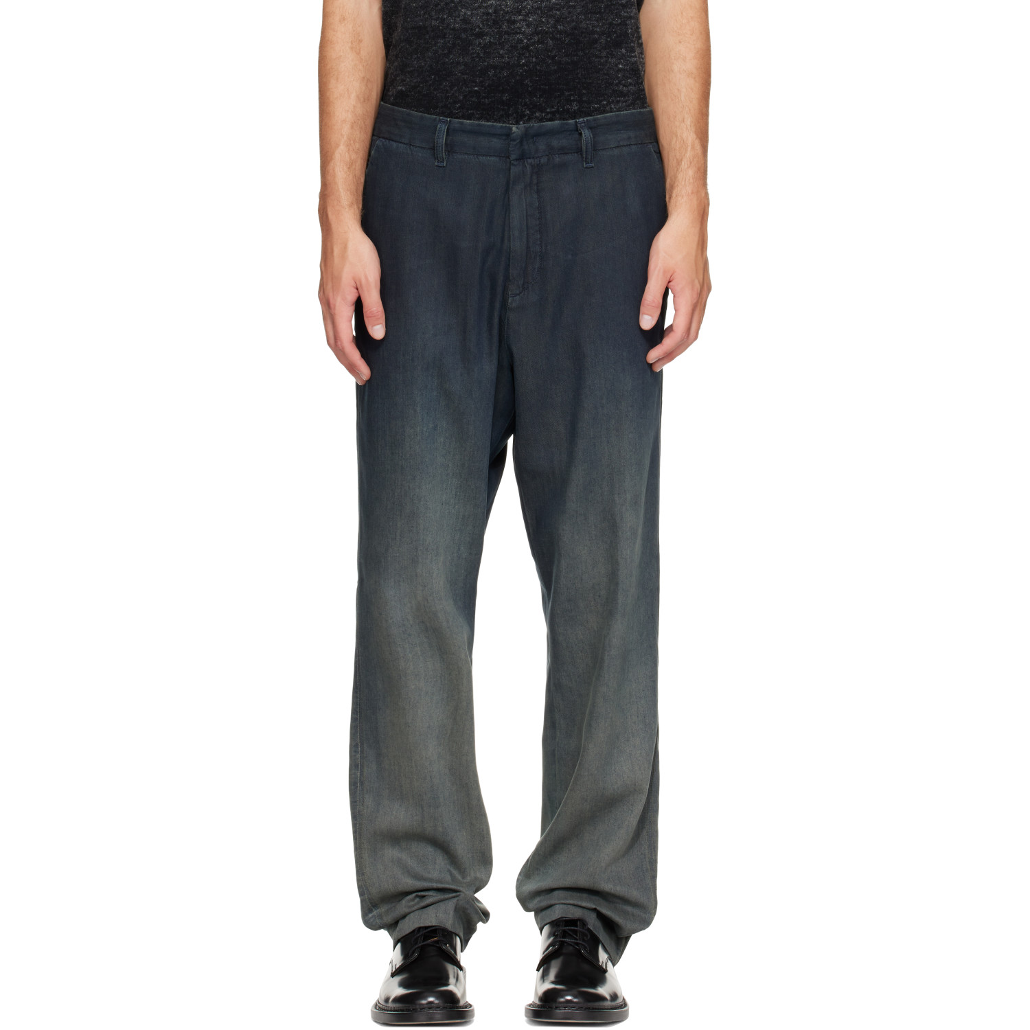 Diesel Navy D-Tylor Regular Mid-Waist Jeans