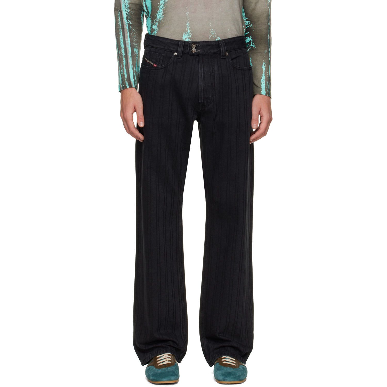 Diesel Black 1980 D-Eeper-Ra Jeans