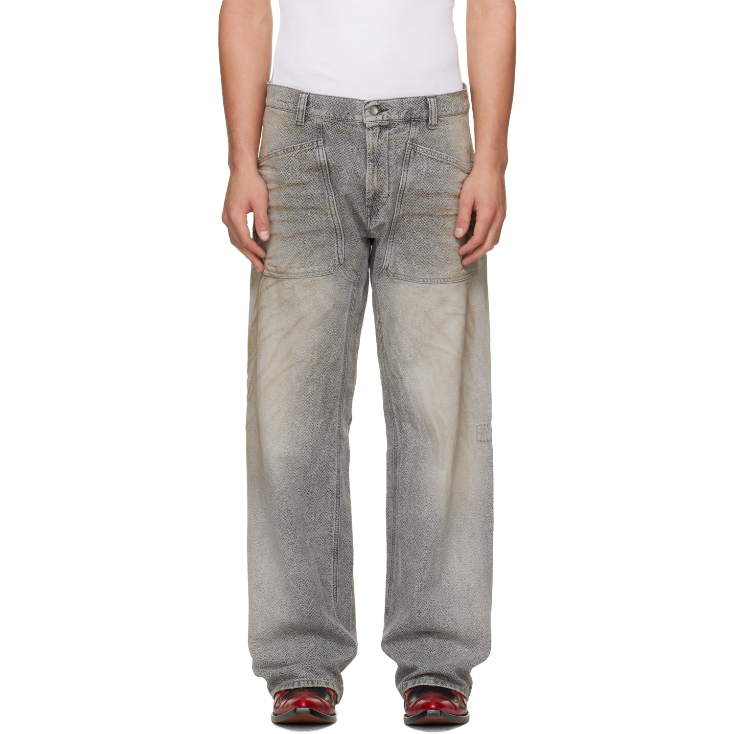 Diesel Gray D-Zeta Jeans