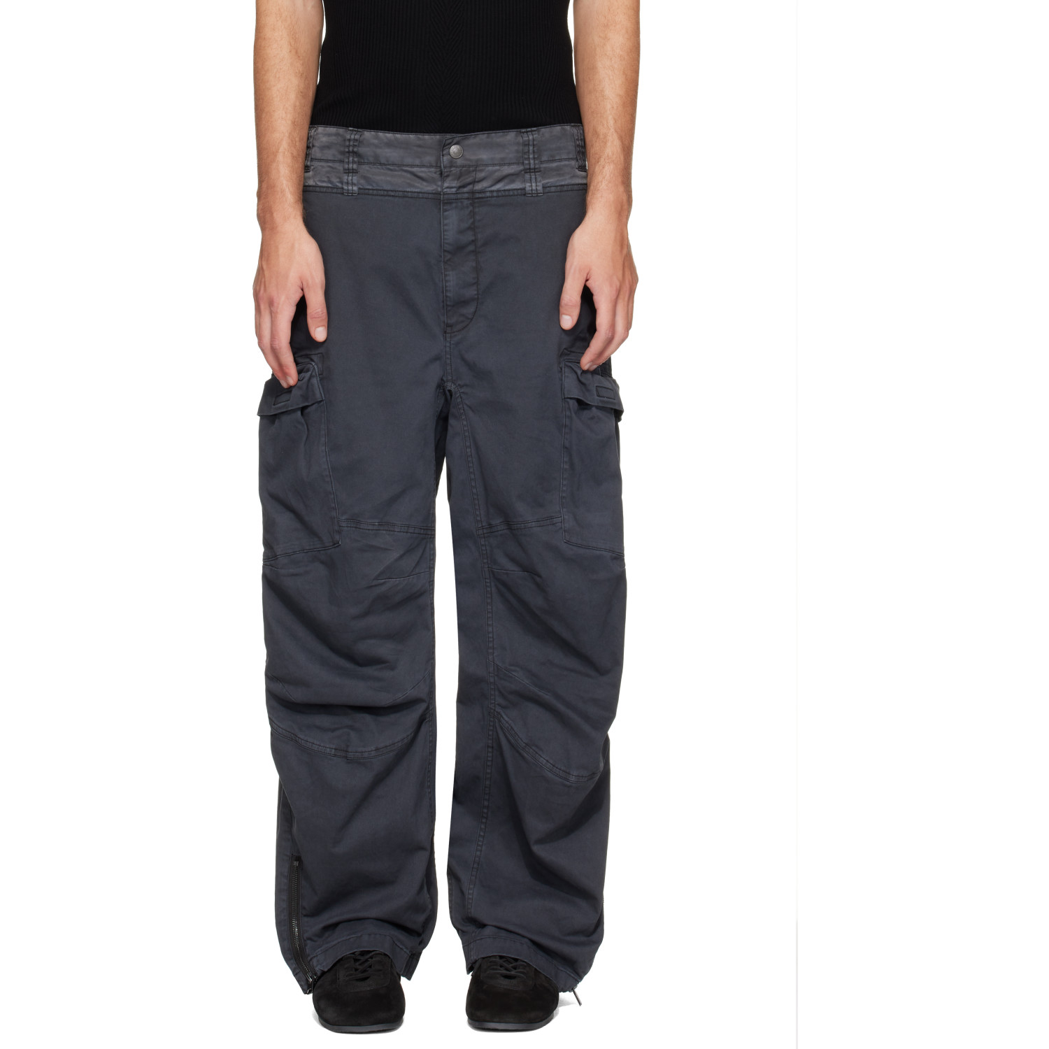 Diesel Gray P-Dells Cargo Pants