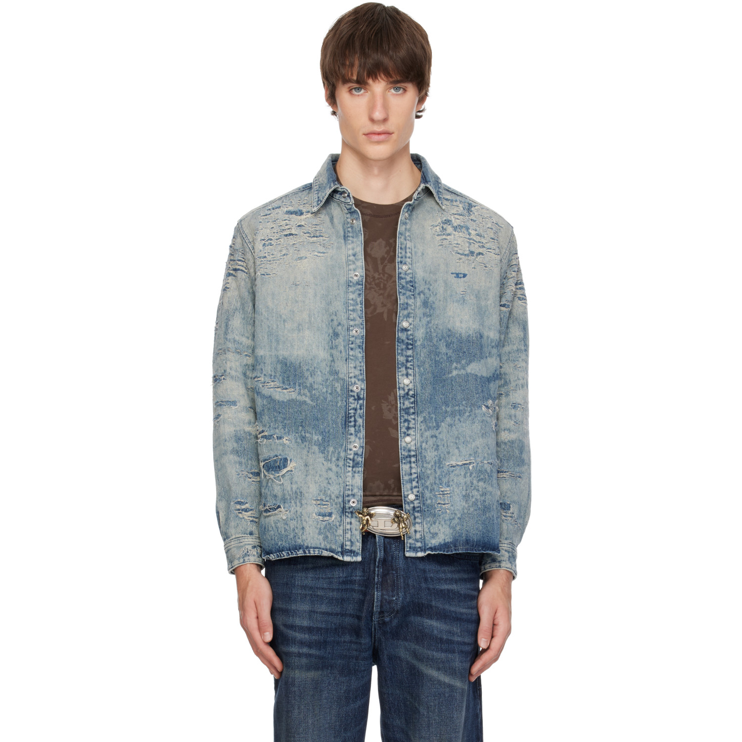 Diesel Blue Denim Shirt