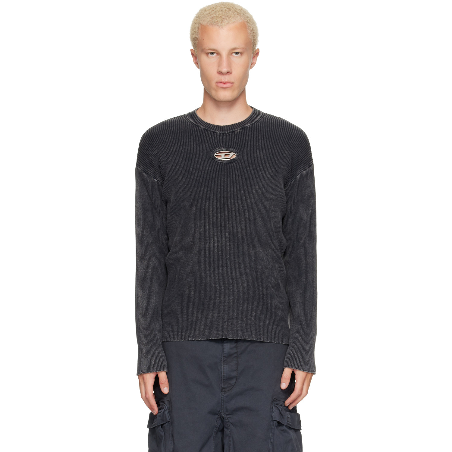 Diesel Gray K-Darren-D Sweater