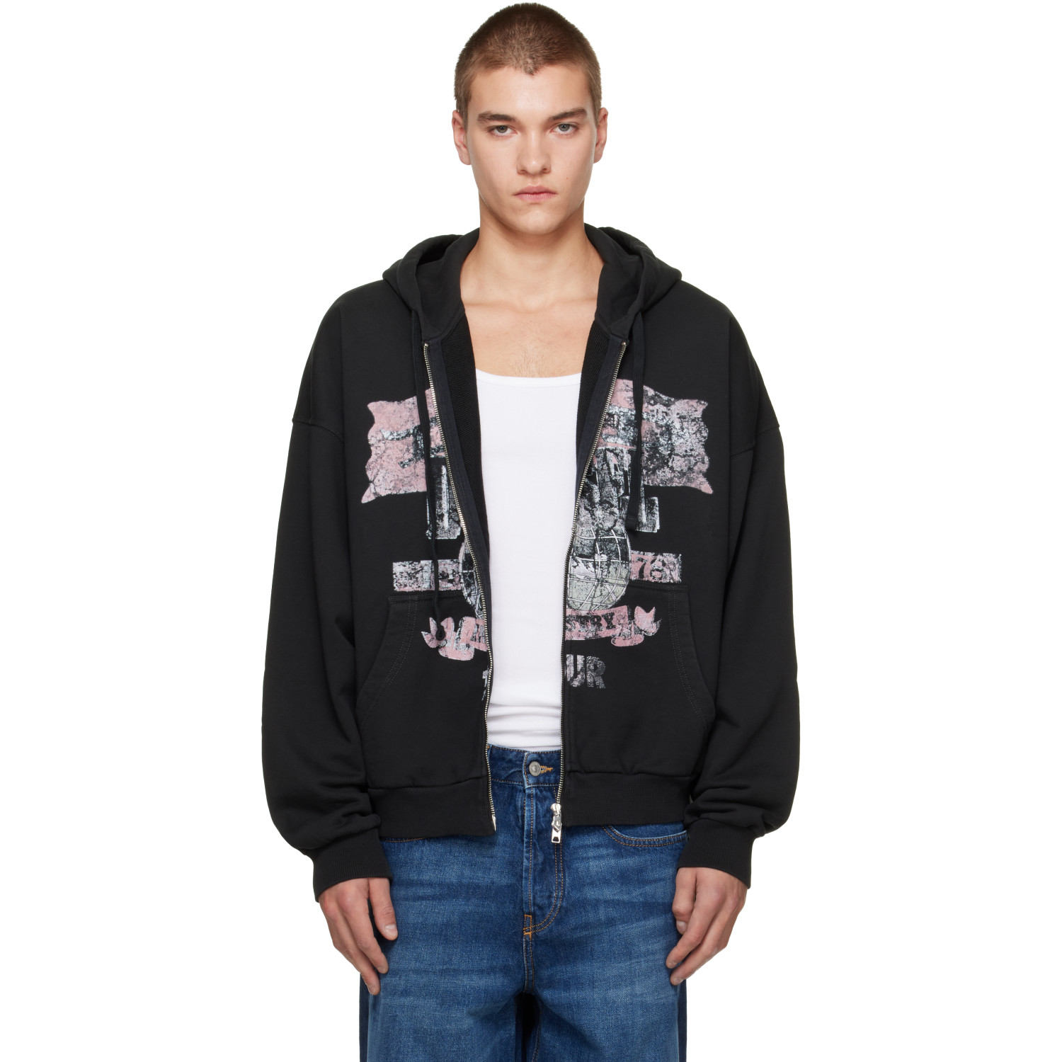 Diesel Black S-Will-Zip Hoodie