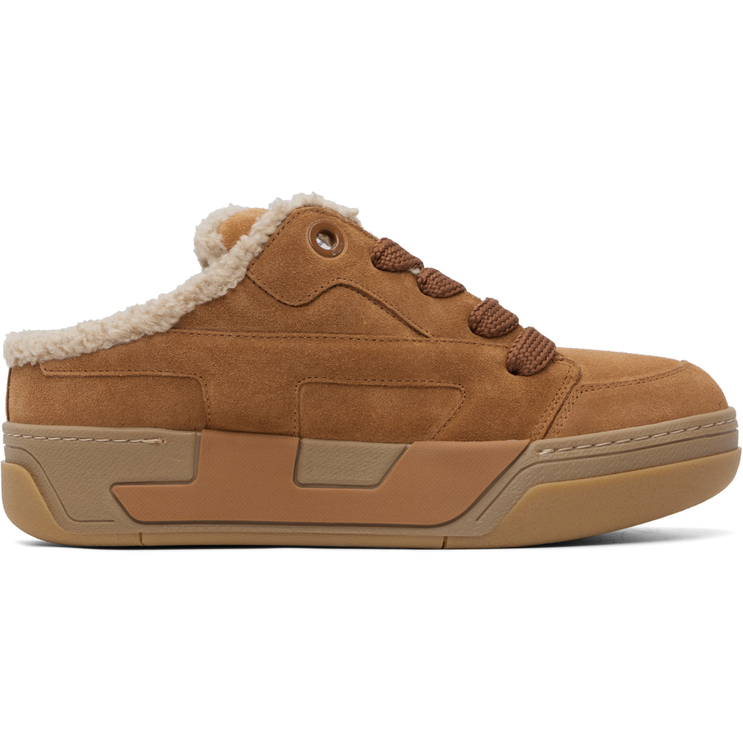 Diesel Tan S-D-Ollie Mule Sneakers
