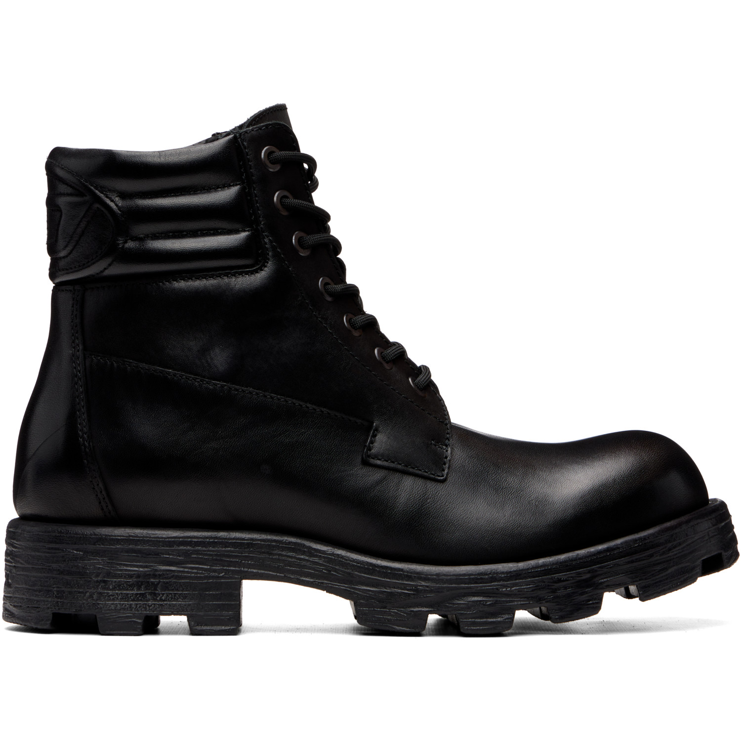 Diesel Black D-Hammer Combat Boots