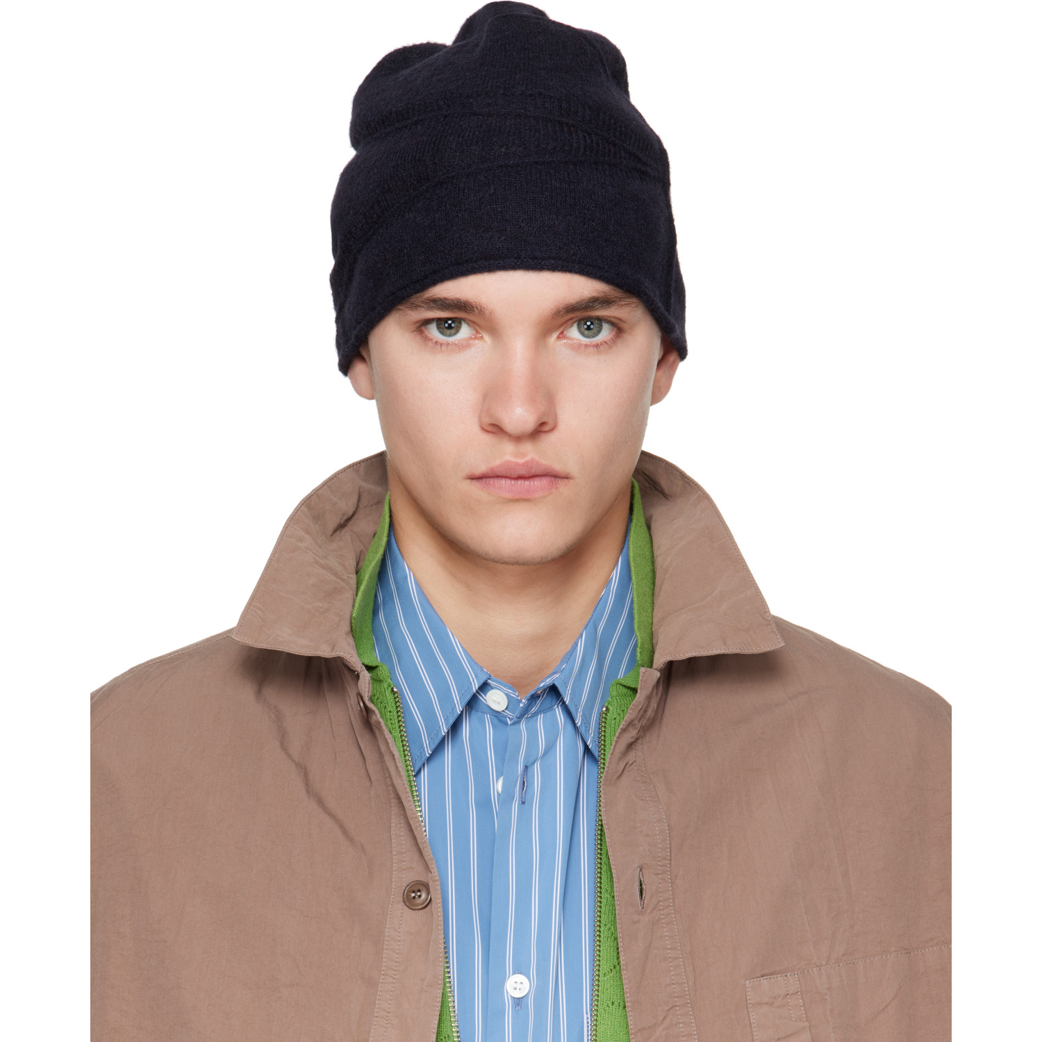 CASEY CASEY Navy Alpawo Beanie