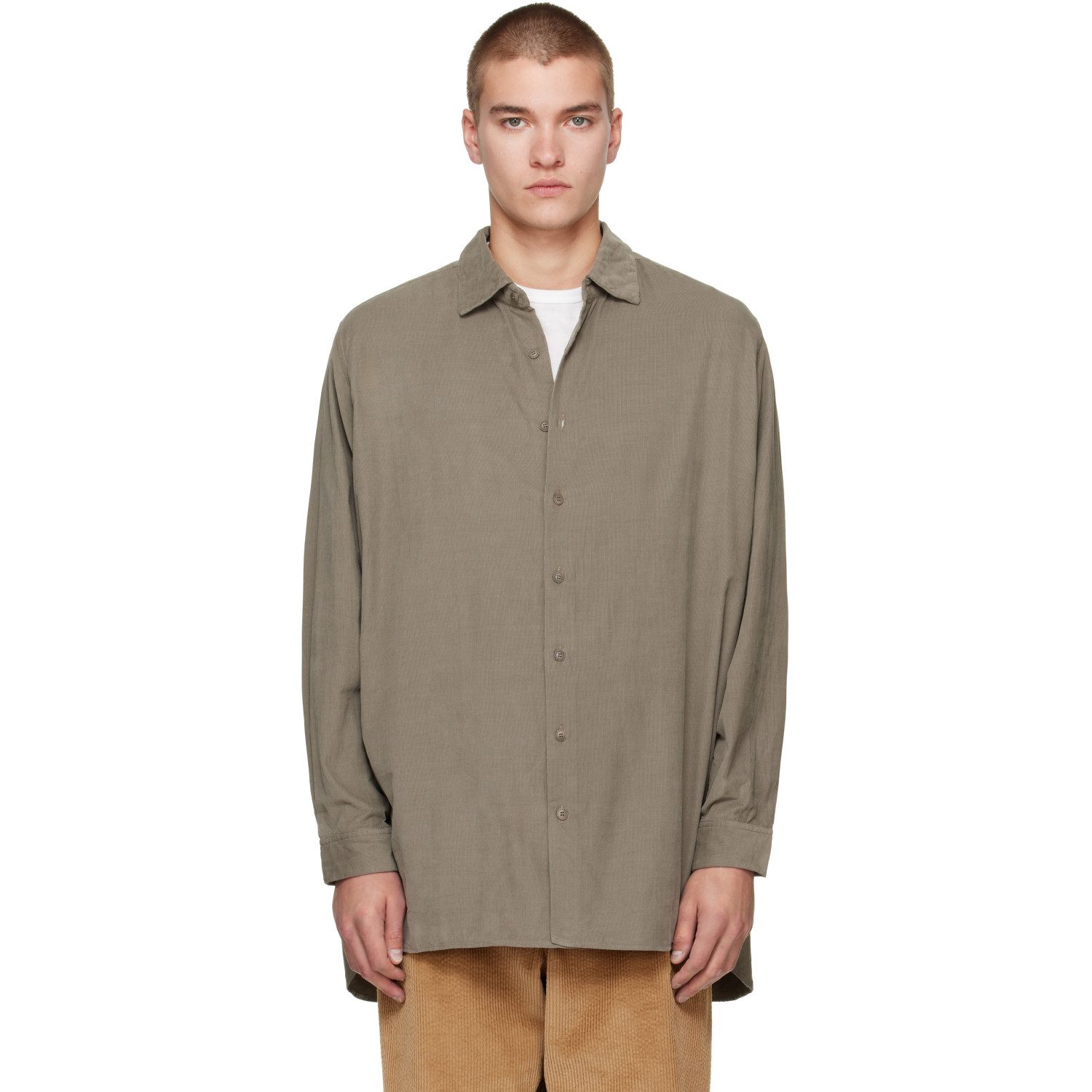 CASEY CASEY Khaki Ikla Shirt