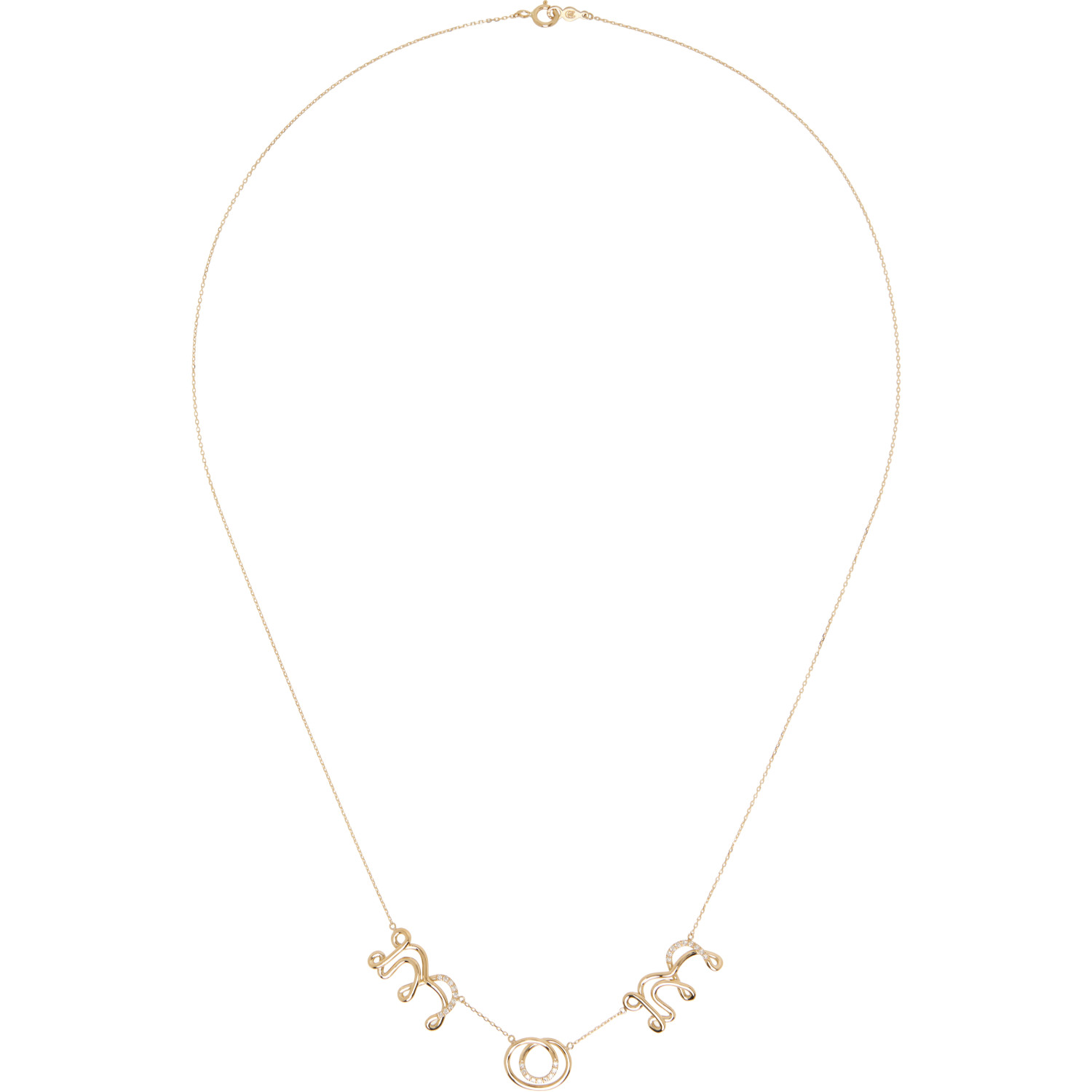 C.Chesnais Alphajoaillerie 'MOM' Necklace