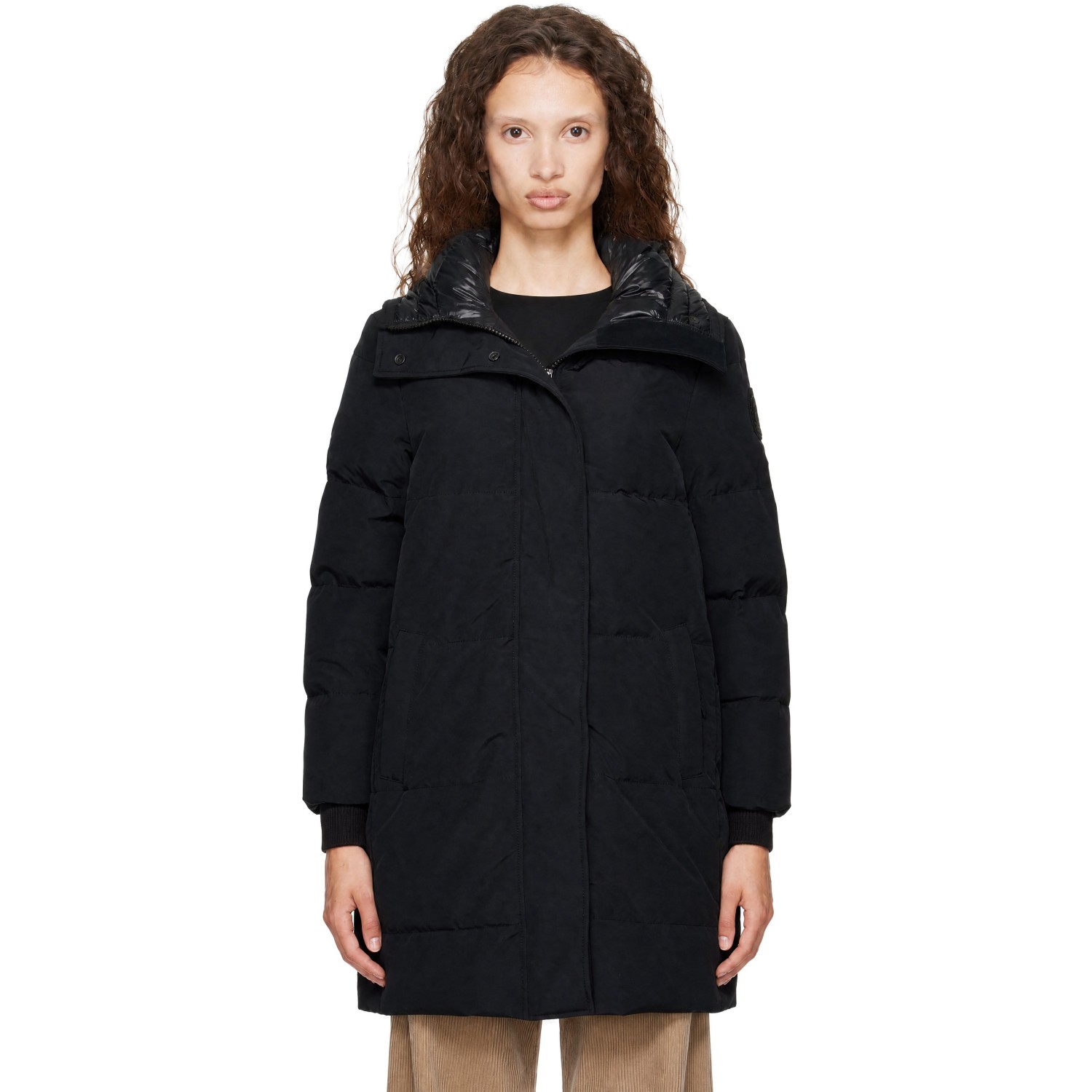 Canada Goose Black Tonal Disc Louise Down Parka