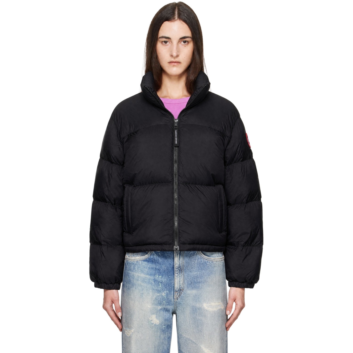 Canada Goose Black Fallon Puffer Down Jacket