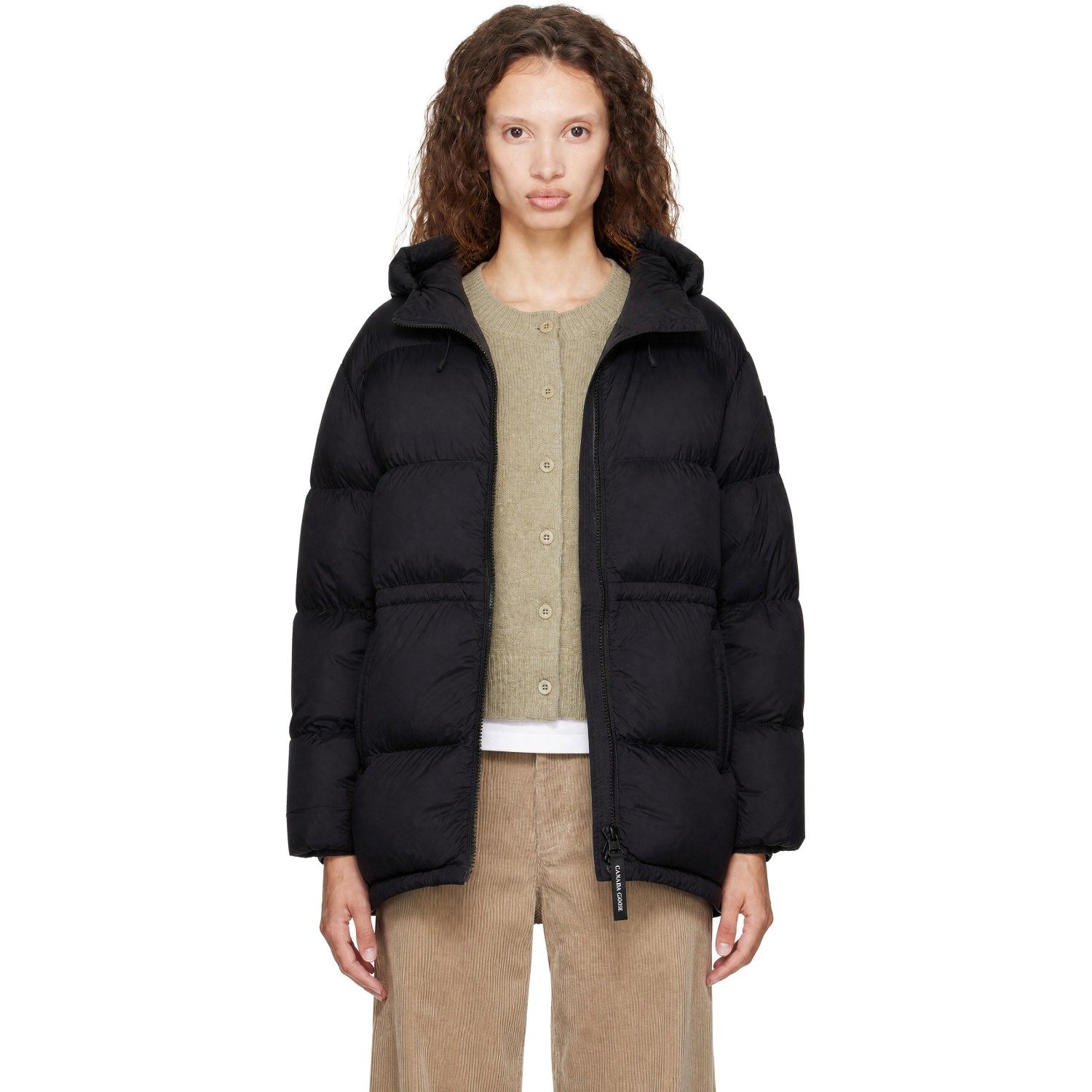 Canada Goose Black Fallon Puffer Down Coat