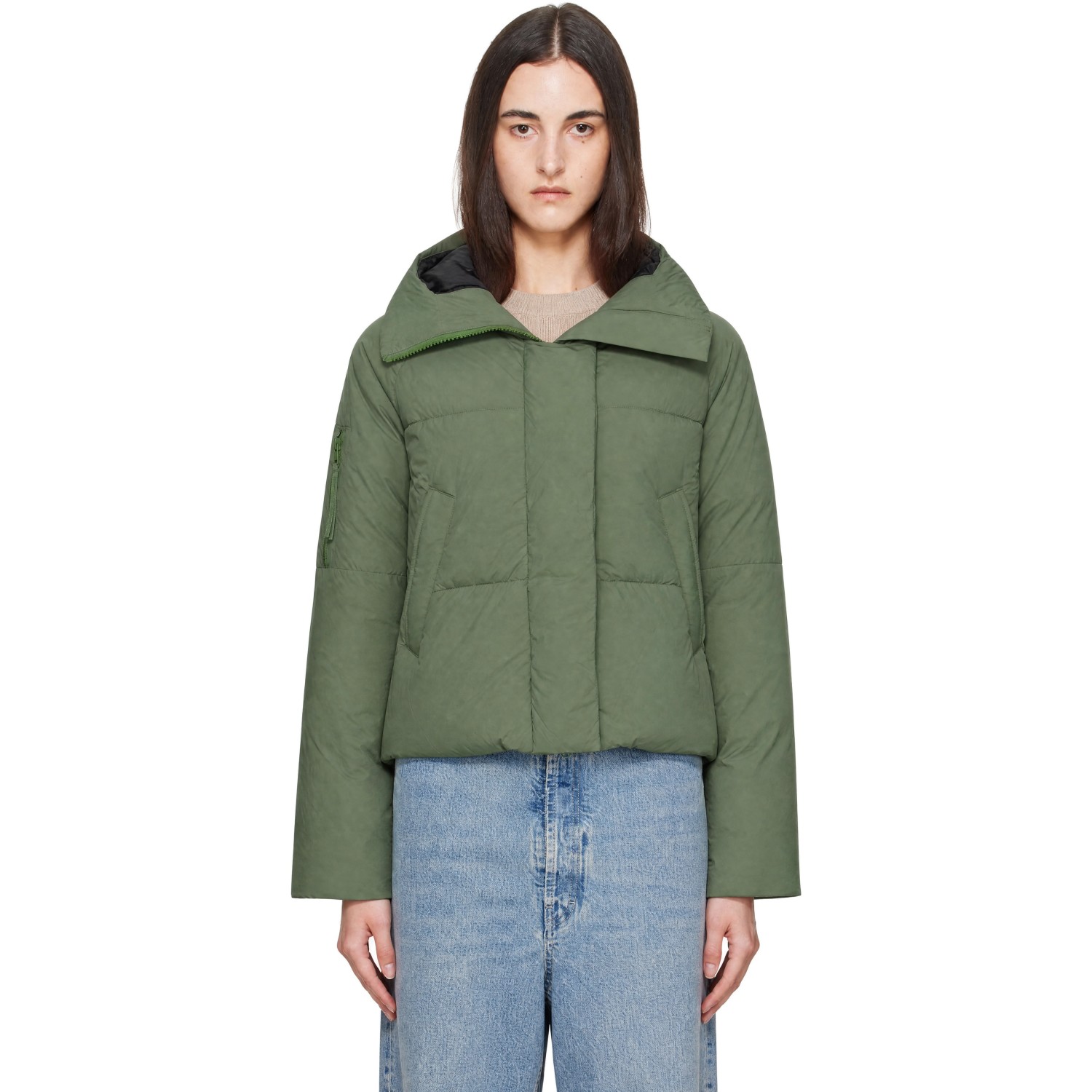 Canada Goose Khaki Chilliwack Puffer Down Jacket