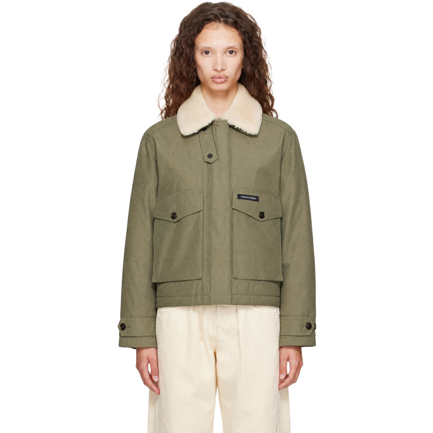 Canada Goose Khaki Scout Down Jacket