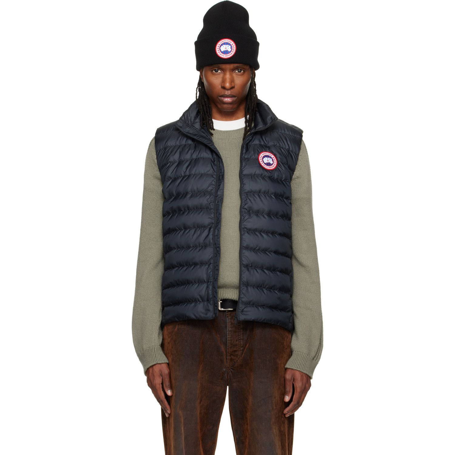 Canada Goose Black Stratus Down Vest