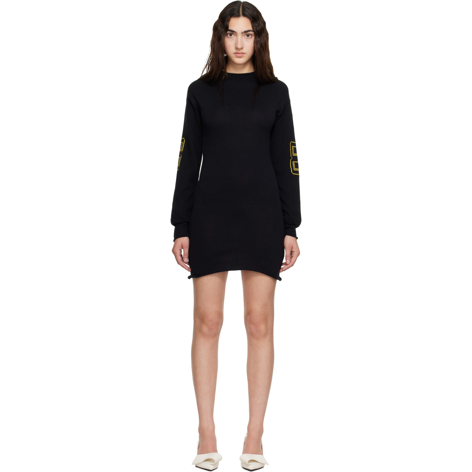 Ottolinger Black Jacquard Team Minidress