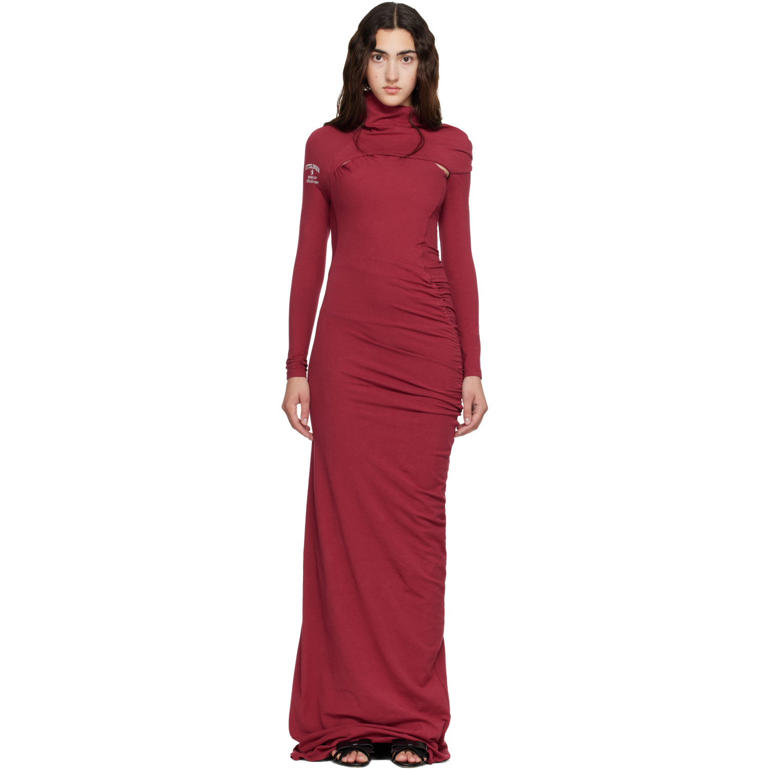 Ottolinger Red Lounge Gown Maxi Dress
