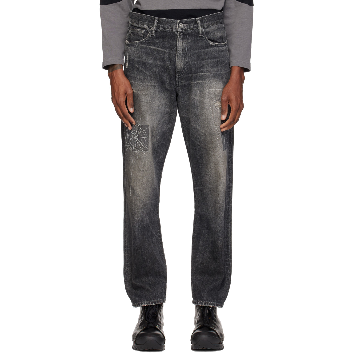 Neighborhood Gray DP Basic Indigo Jeans