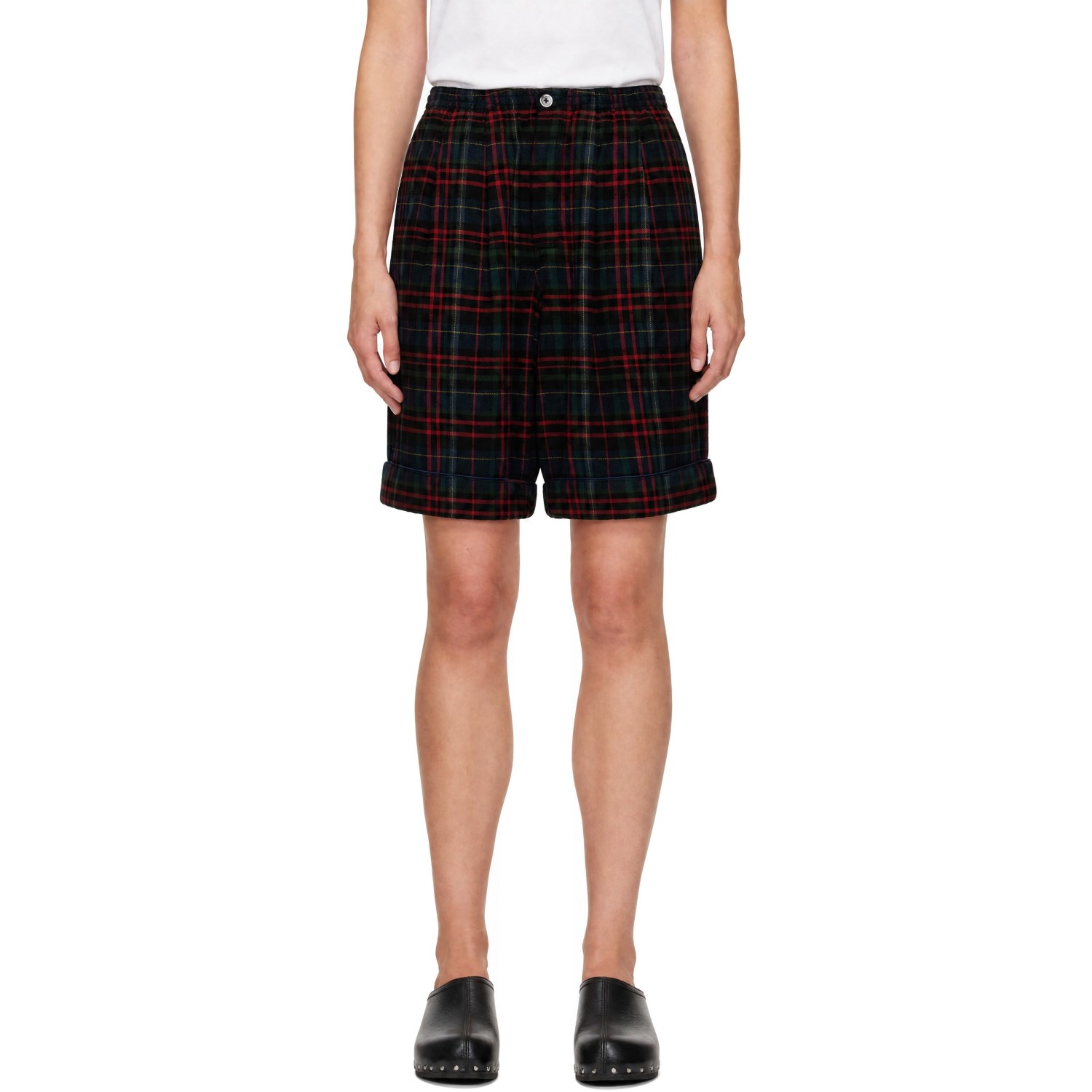 R13 Navy Jumbo Pyjama Shorts