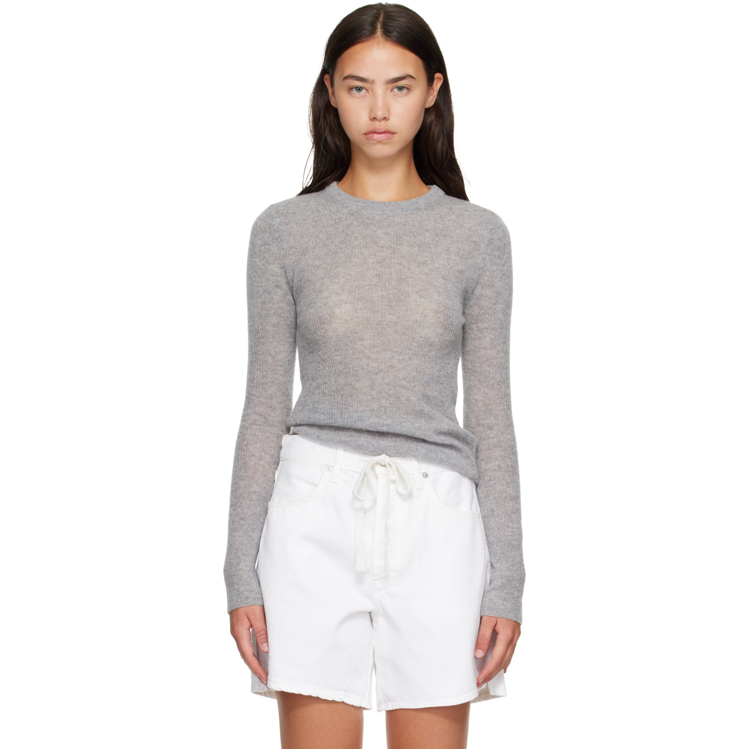 Citizens of Humanity Gray Alessia Crewneck Sweater
