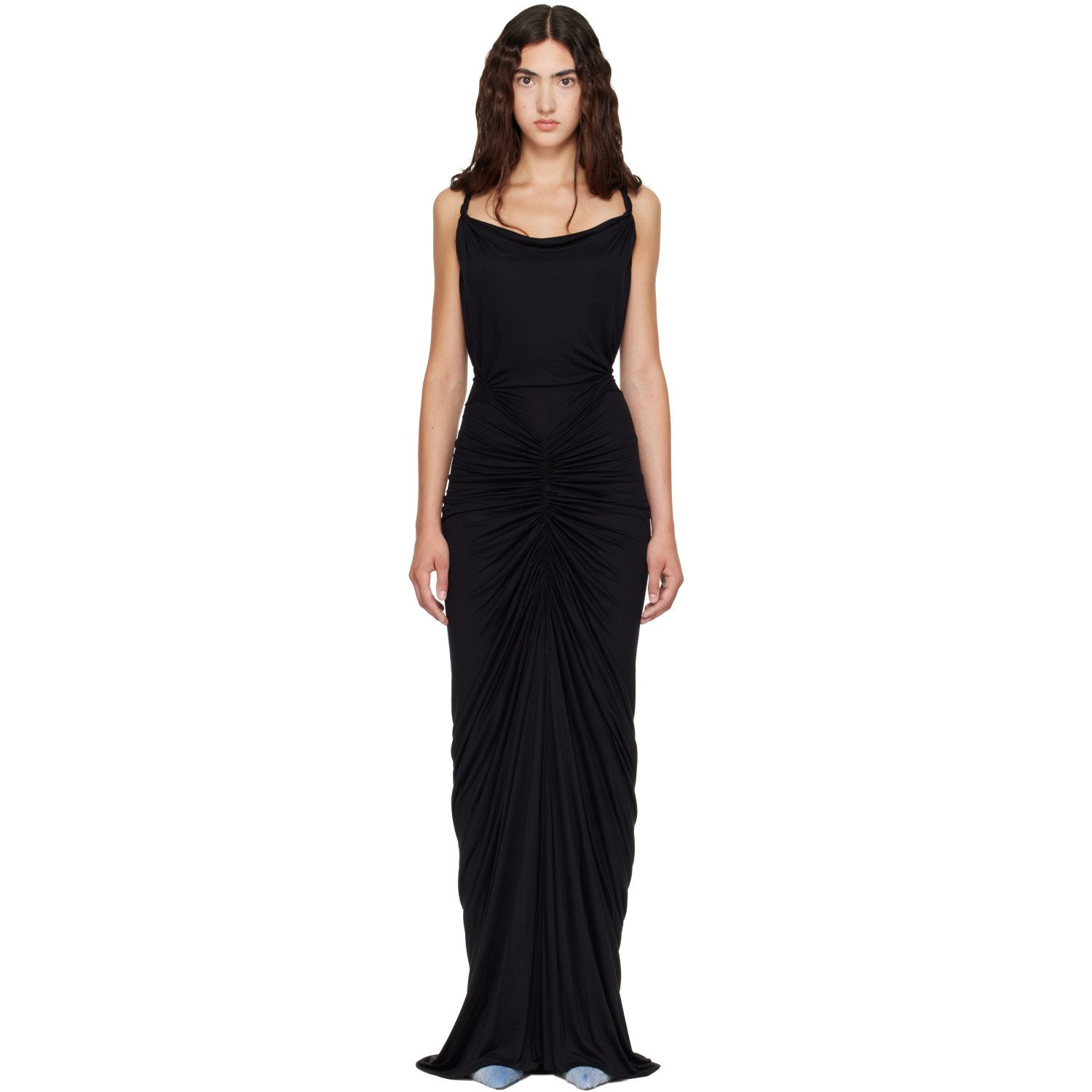 Rick Owens Lilies Black Tower Nadia Maxi Dress