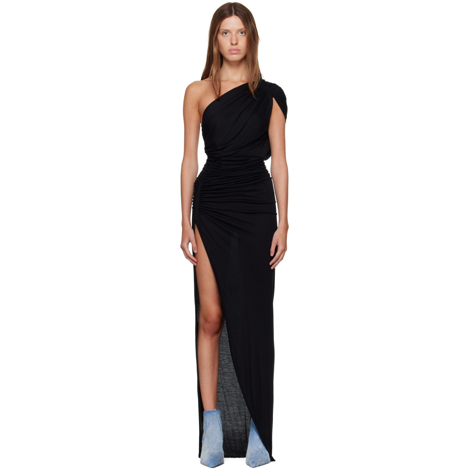 Rick Owens Lilies Black Tower Avra Maxi Dress