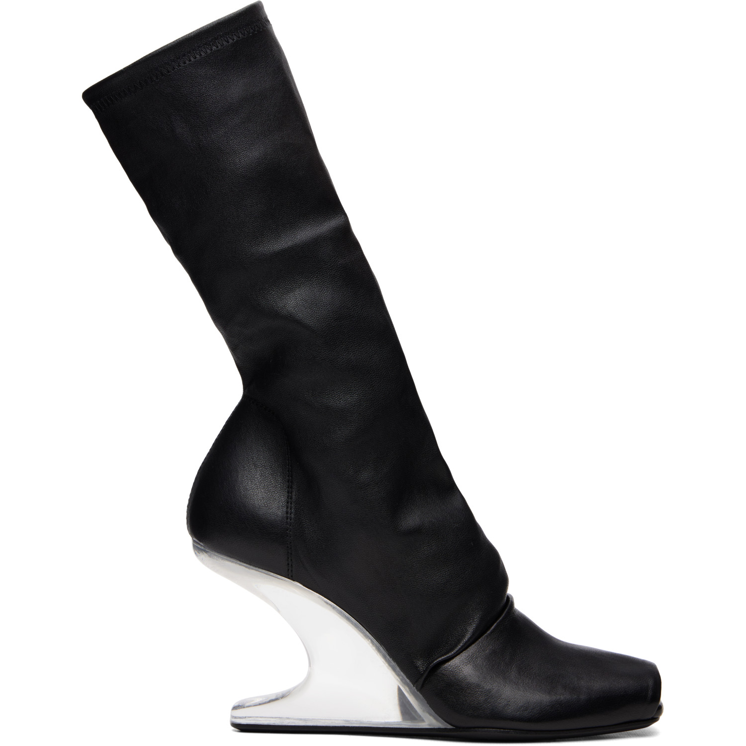 Rick Owens Lilies Black Tower Cantilever 8 Boots