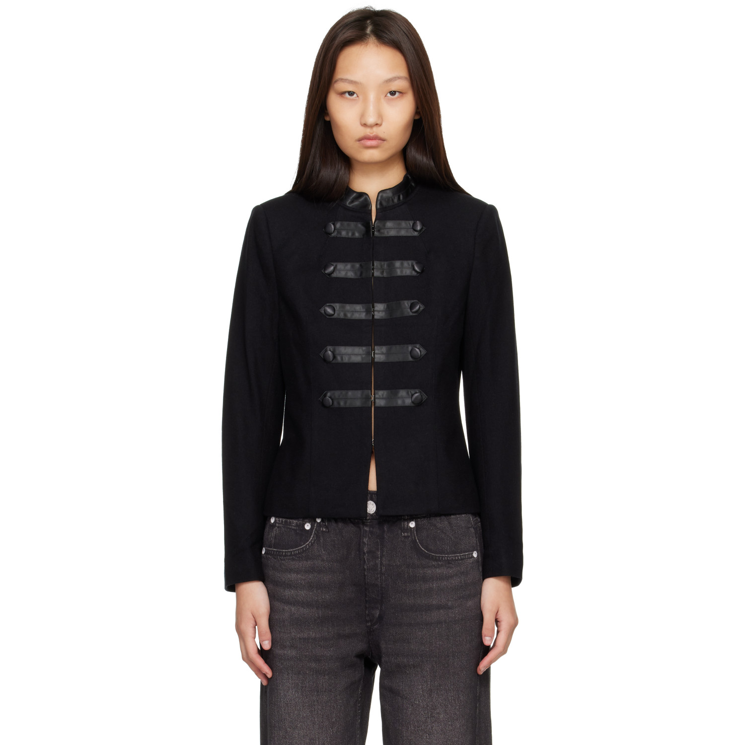 rag & bone Black Mercer Regalia Blazer