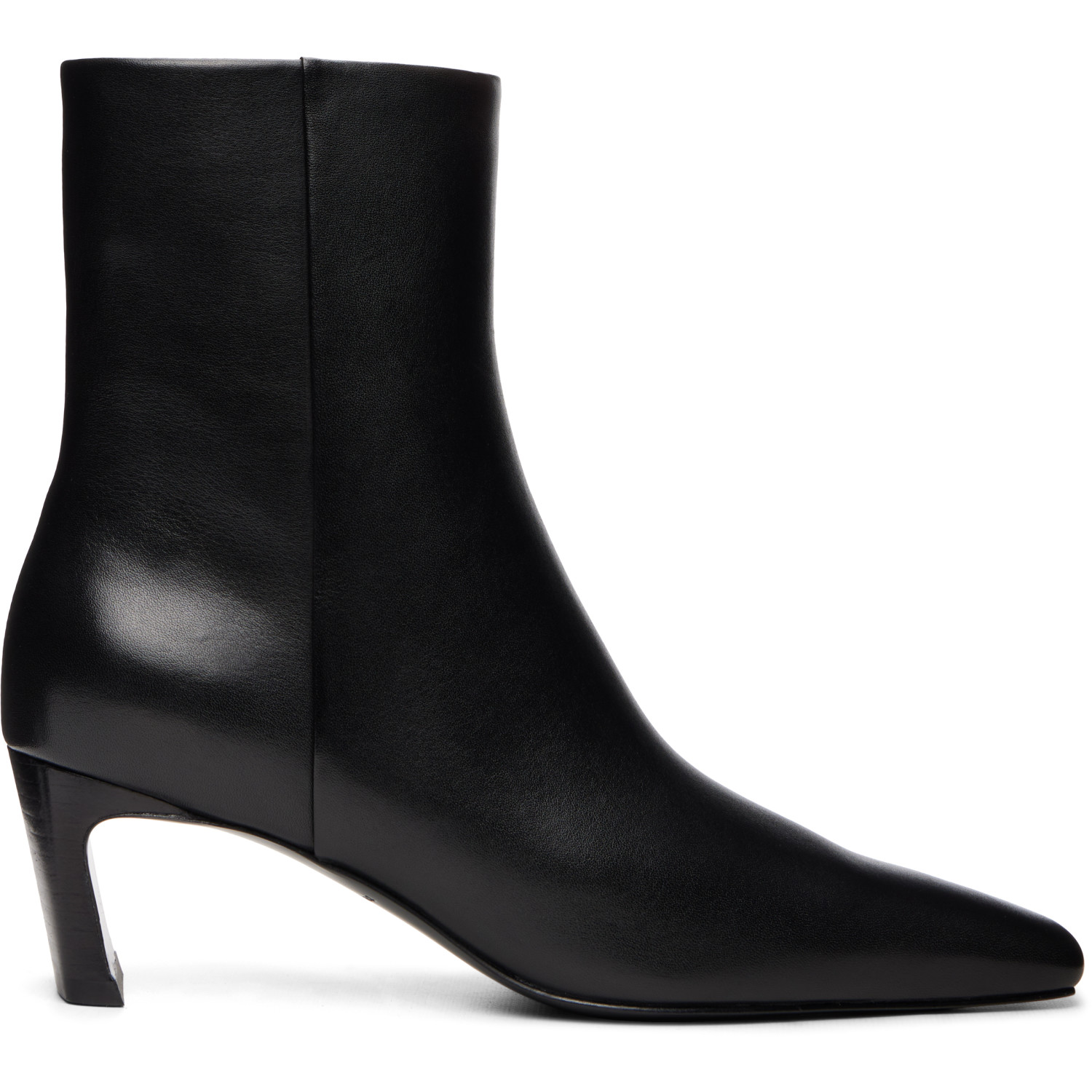 rag & bone Black Kai Leather Ankle Boots