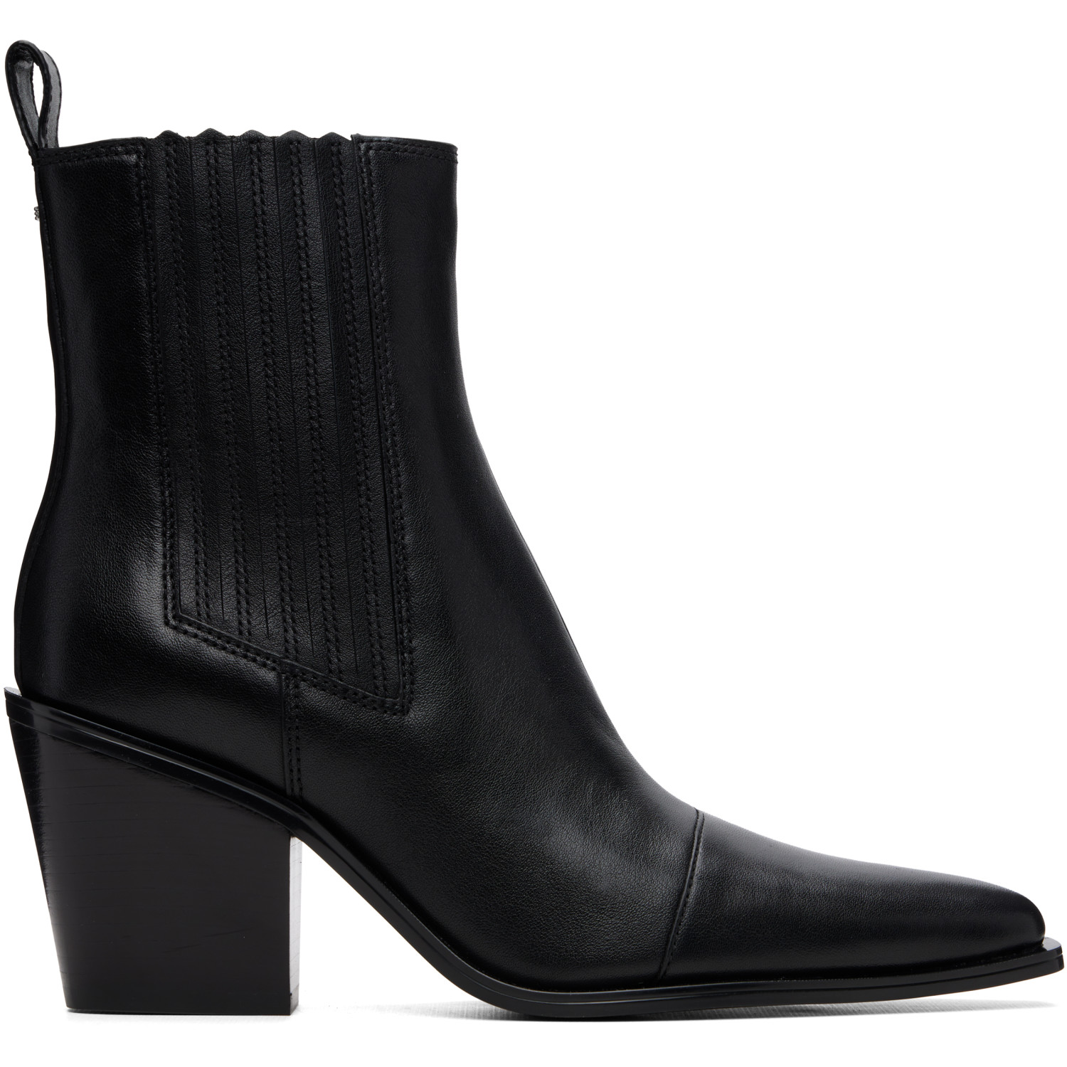 rag & bone Black Newbury Leather Chelsea Boots