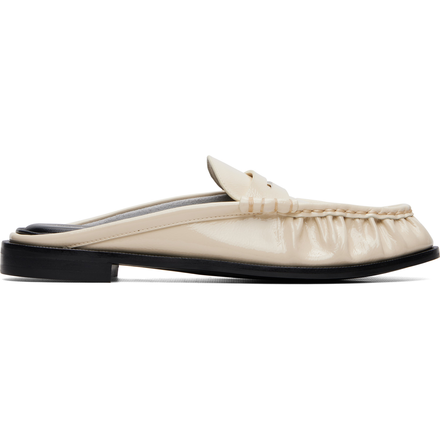 rag & bone White Lexi Mule Slip-on Loafers