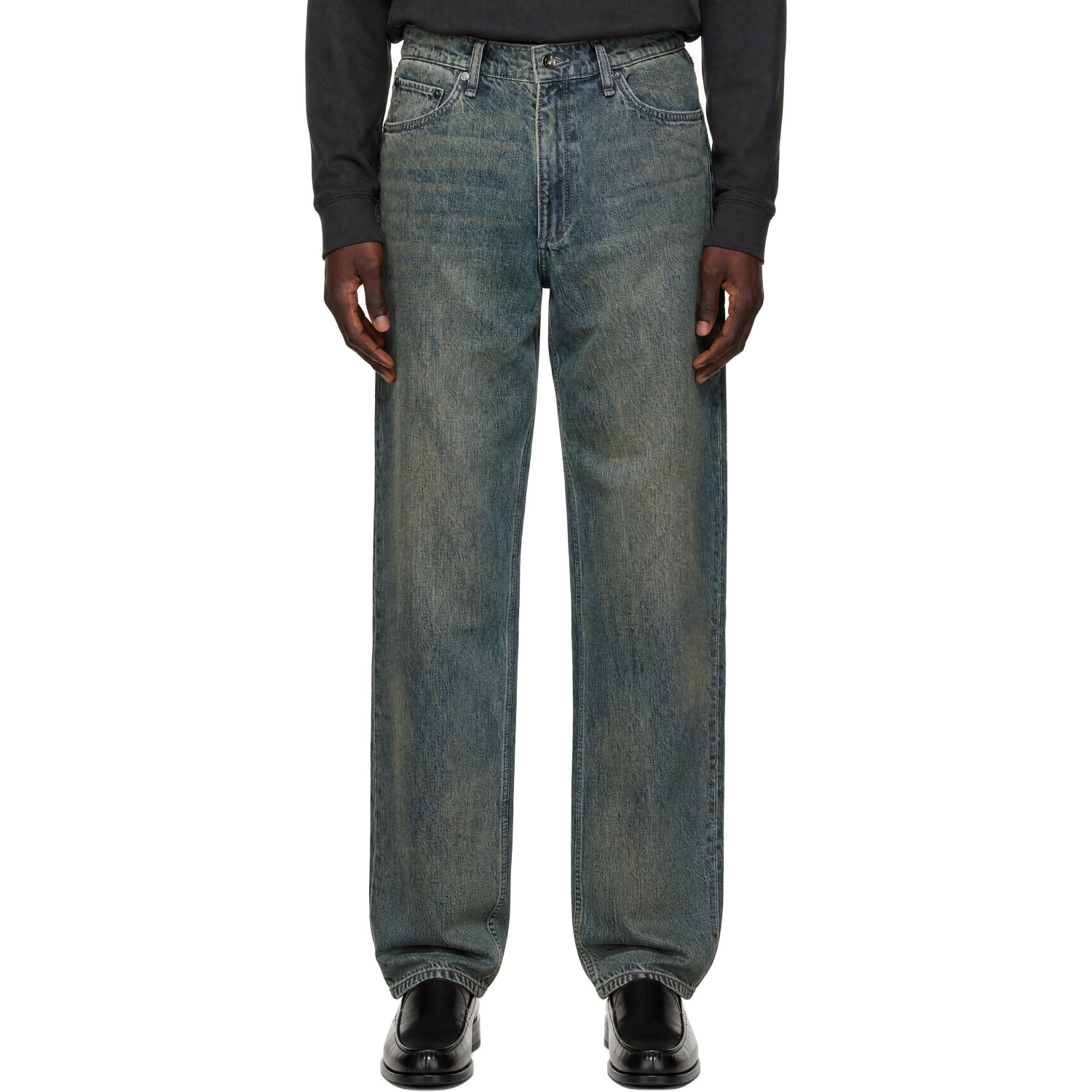 rag & bone Blue Baggy Infuse Jeans