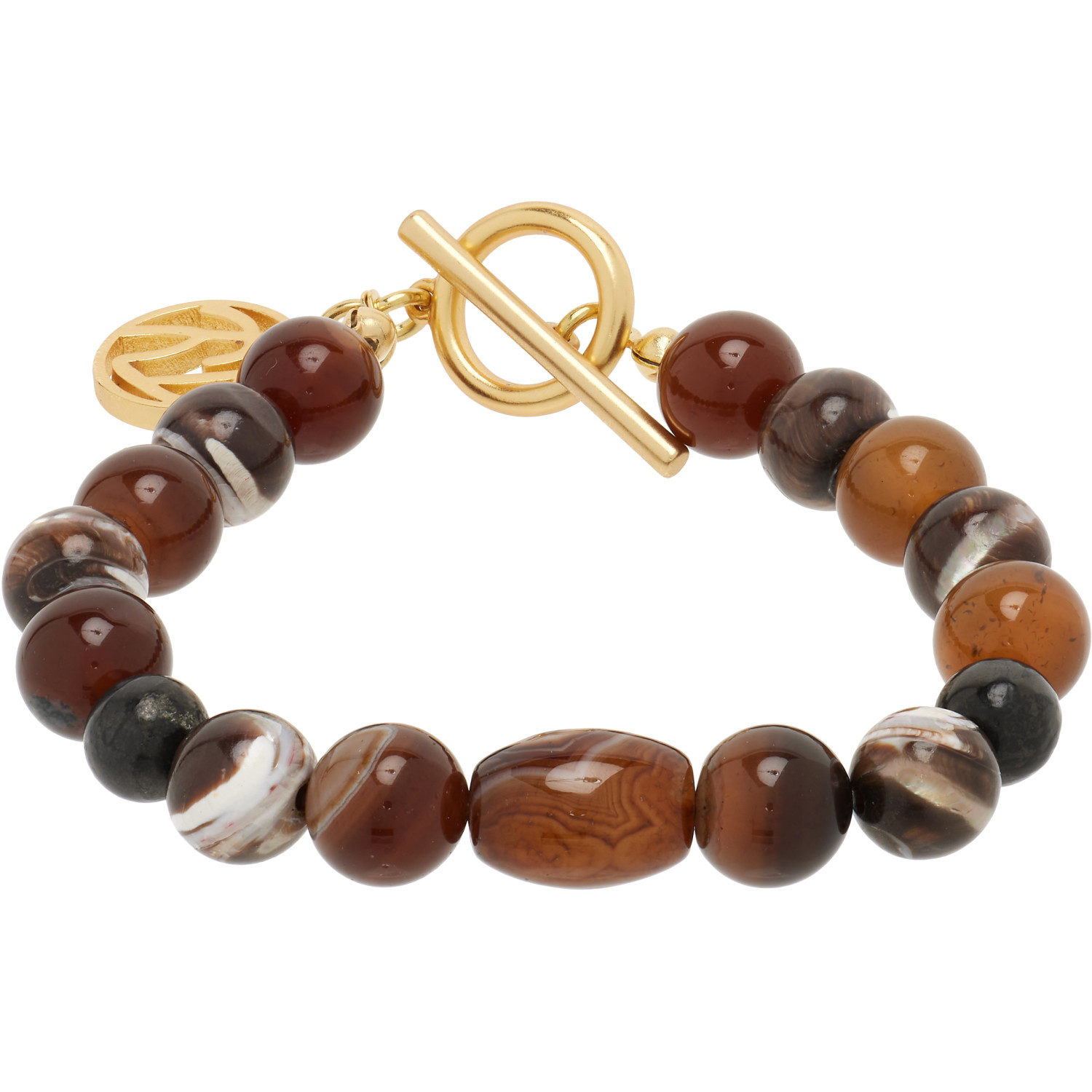 Soshiotsuki Juzu Bracelet In Brown