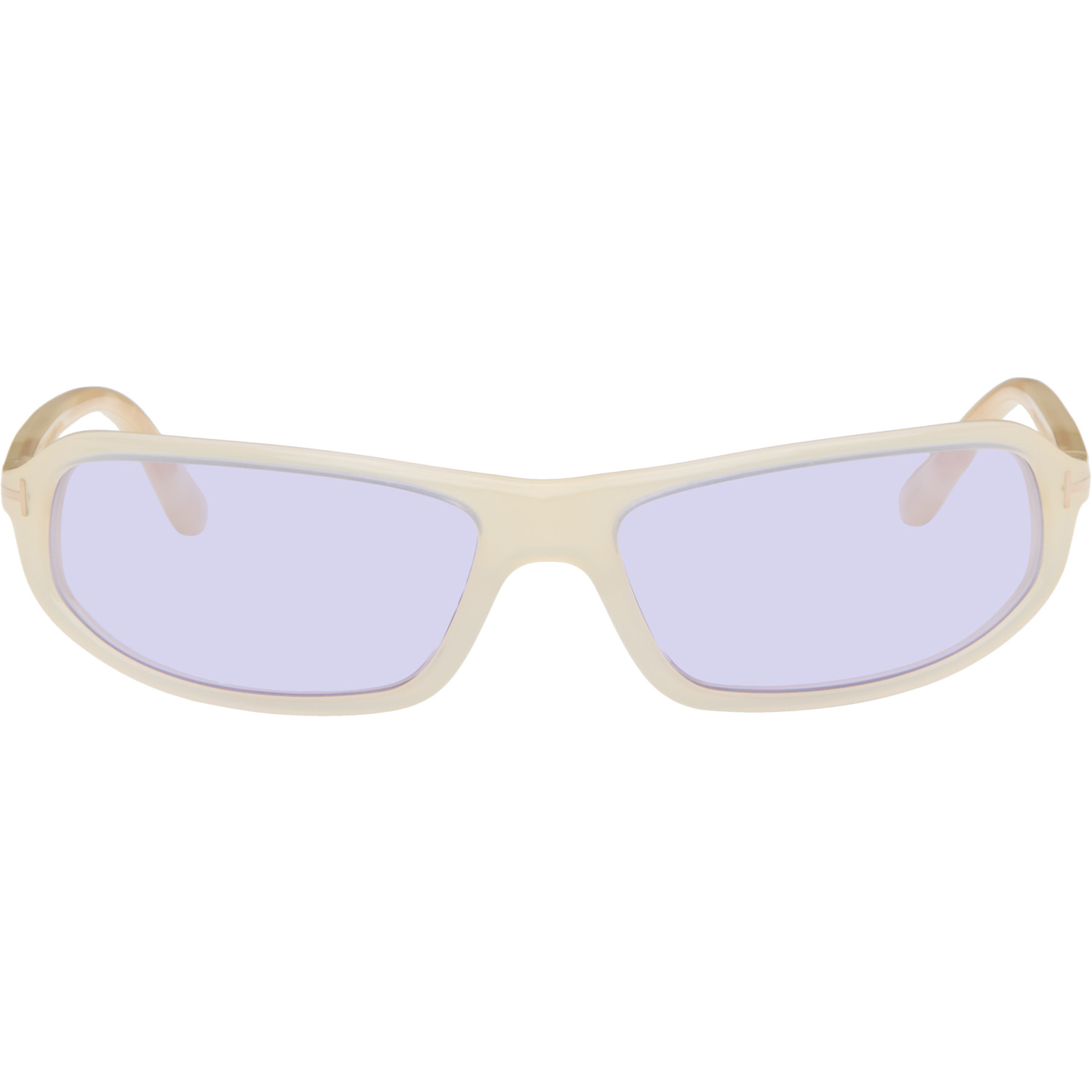 TOM FORD Off-White Addison Sunglasses