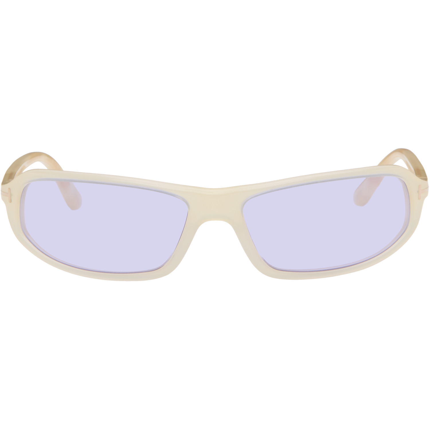 TOM FORD Off-White Addison Sunglasses