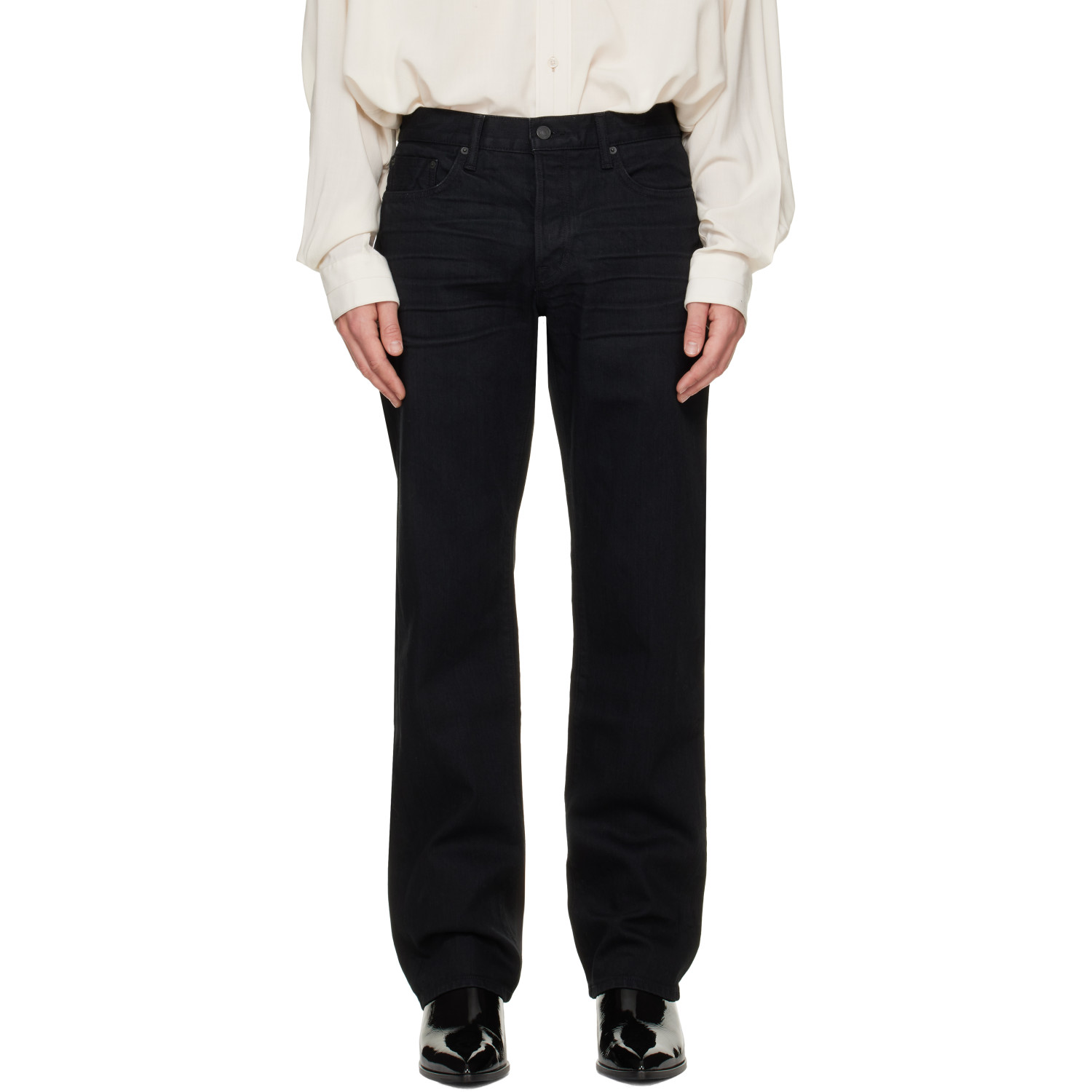 TOM FORD Black 50's Straight Fit Jeans