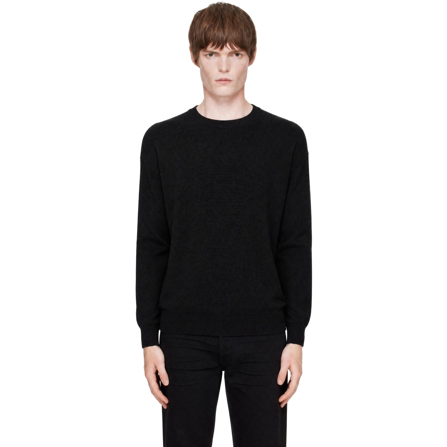 TOM FORD Black Cashmere Crew Neck Sweater