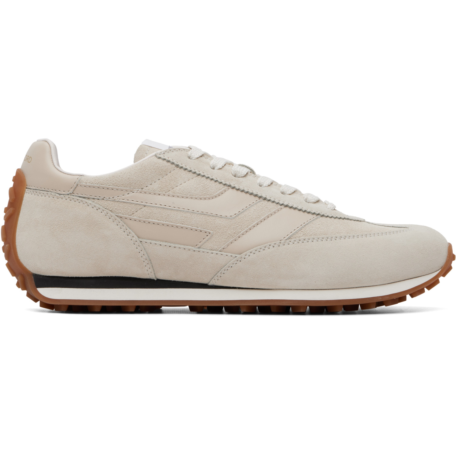 TOM FORD Off-White Suede Mick Sneakers