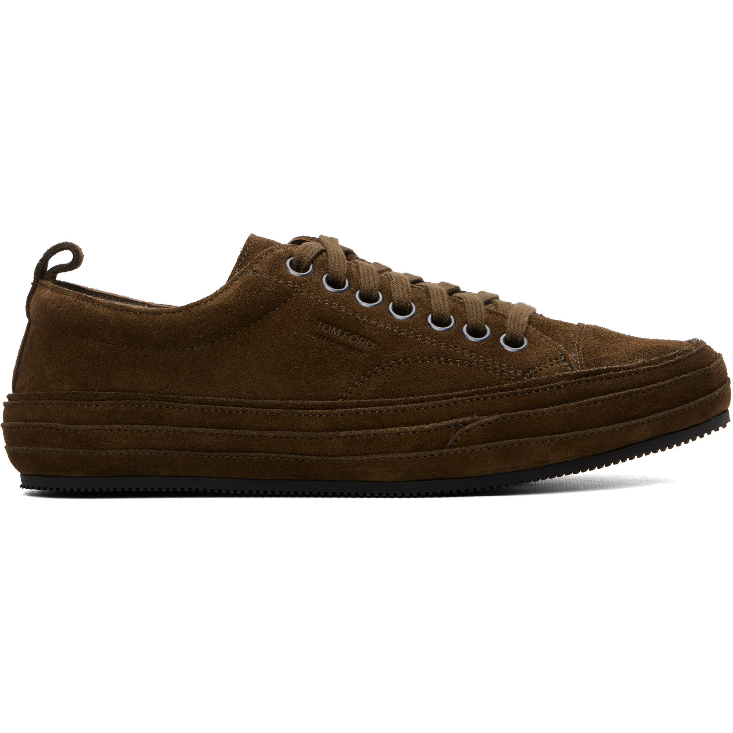 TOM FORD Brown Suede Dean Sneakers