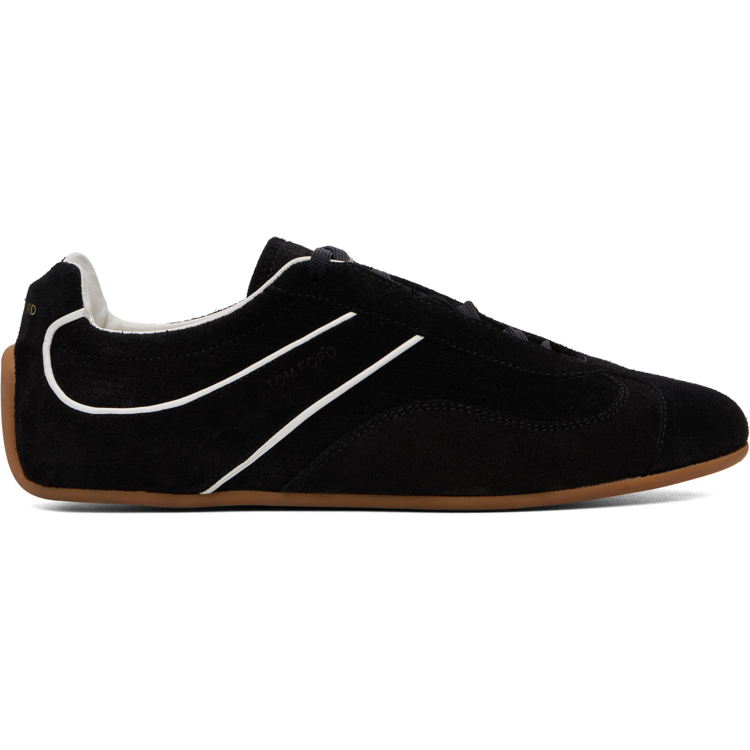TOM FORD Black Suede Lewis Sneakers