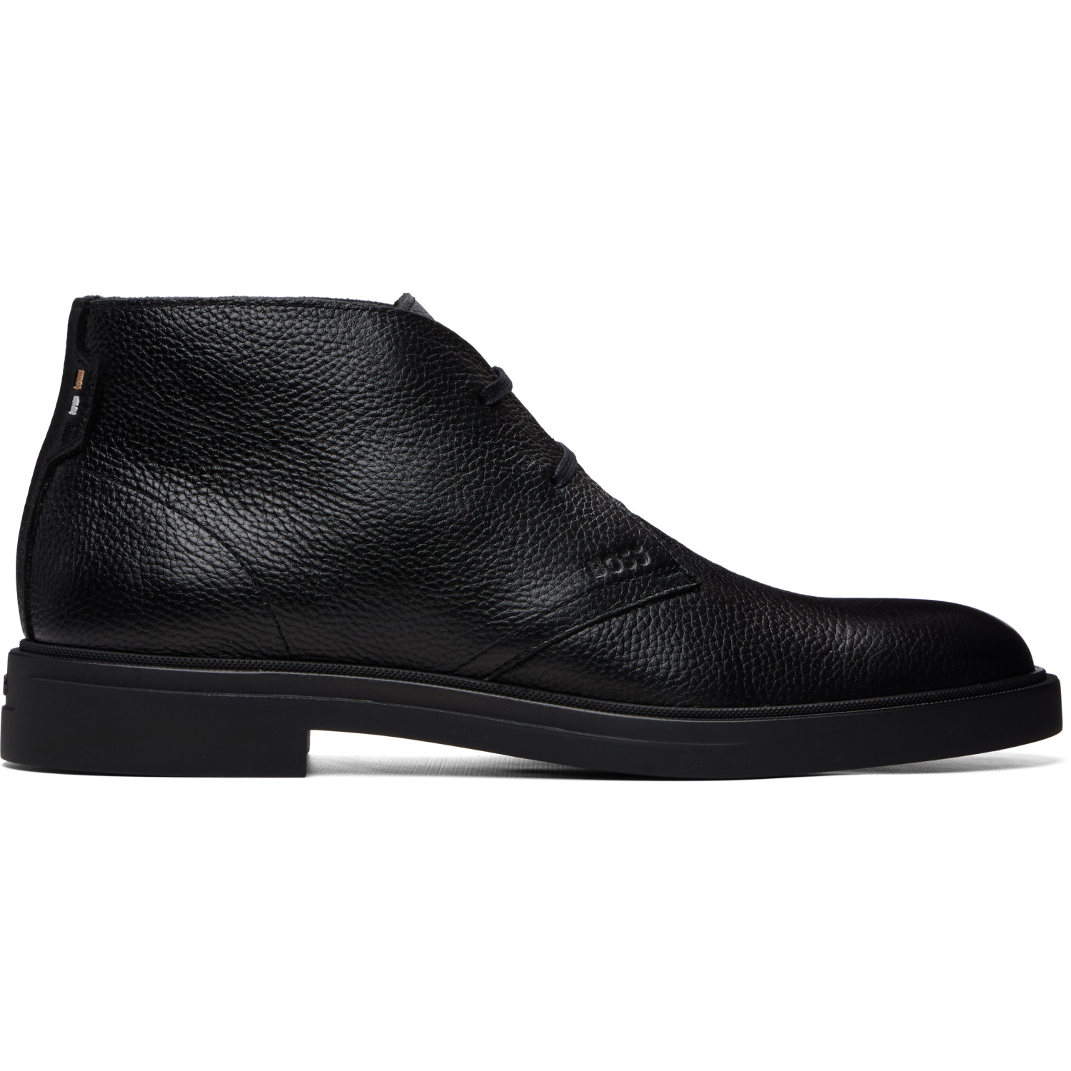 BOSS Black Wool-Lined Chukka Boots