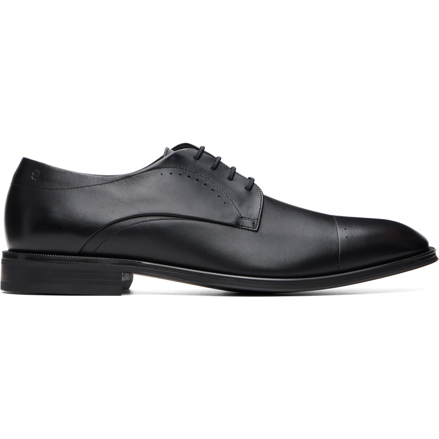 BOSS Black Buffed Leather Derbys