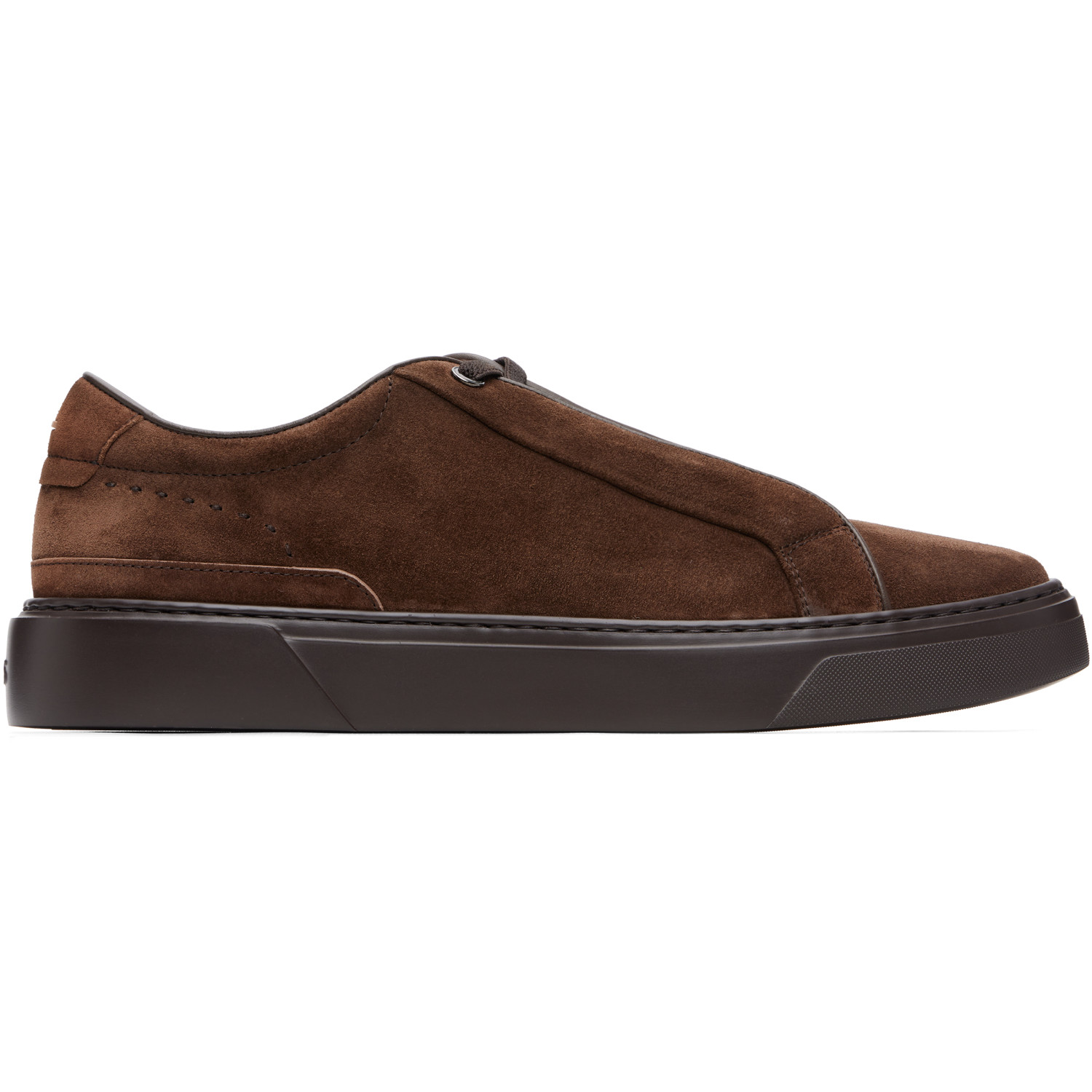 BOSS Brown Suede Sneakers